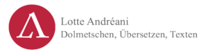 Lotte Andréani Dolmetschen Logo